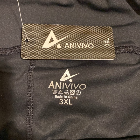 Anivivo Black Skirted Leggings Size 3XL NWT - Picture 3 of 13